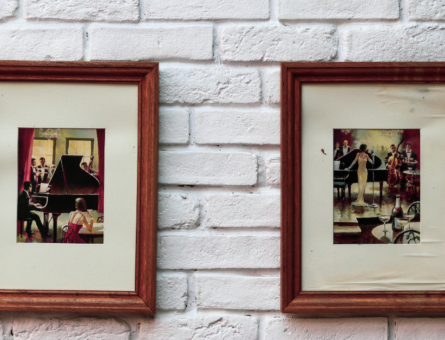 PHOTO OF A FRAMED PAINTINGS