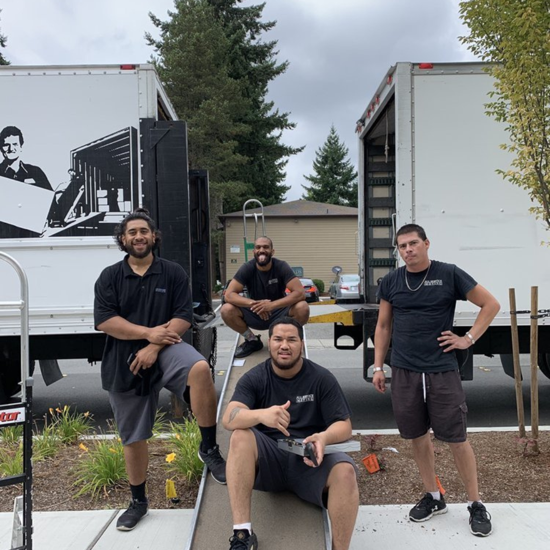 Team after a move All Service Moving